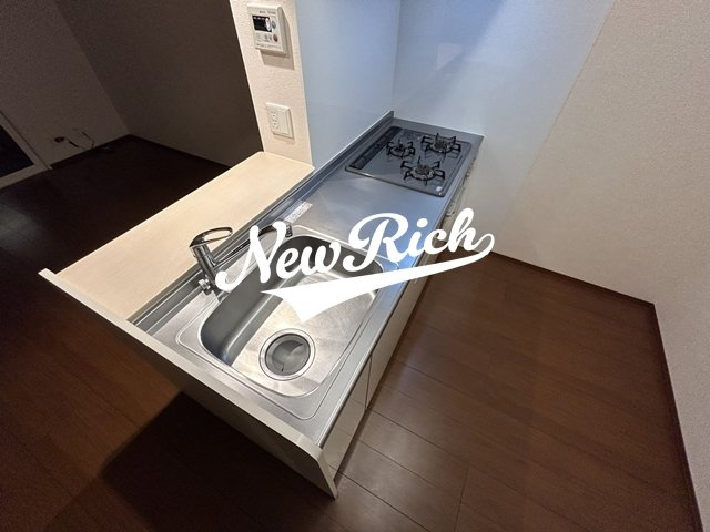 前橋市西片貝町４丁目のアパートのキッチン
