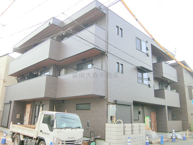 Pecora Bianca仮）の外観|2026年9月築　軽量鉄骨造地上3階建てパナソニックホームズ施工！インターネット無料
東京都大田区中央1丁目　JR京浜東北線大森駅最寄り徒歩14分