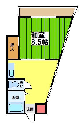 第三通南ビルの間取り