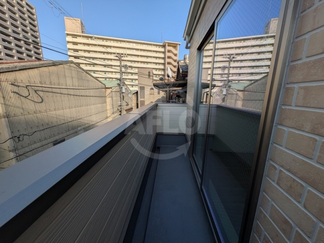大阪市住之江区平林南2丁目・戸建のバルコニー|大阪市住之江区平林南2丁目・戸建　バルコニー