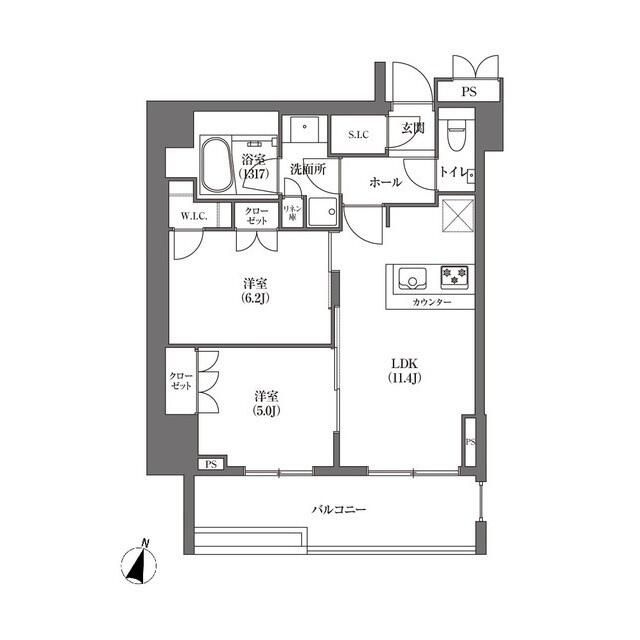 ＨＡＭＡＣＨＯ　ＡＰＡＲＴＭＥＮＴＳの間取り