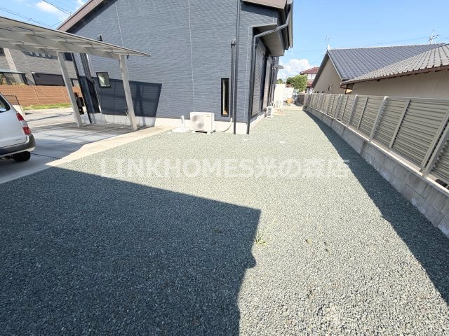 菊池郡大津町大字室の一戸建ての庭|お庭の付いた物件です