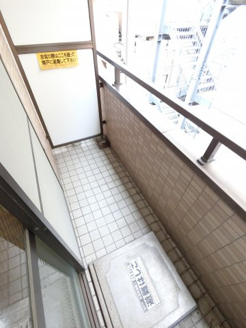 ロックグランデ船橋のバルコニー
