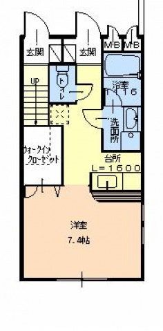 フジパレスフォンターナⅠ番館の間取り