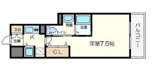 グランルージュ中之島南の間取り|グランルージュ中之島南　開放感ある間取り