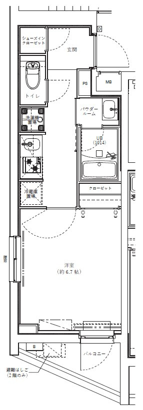 GENOVIA学芸大学の間取り