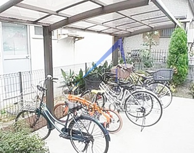 セピアコートのその他共用部分|駐輪場です。