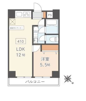 朝日動坂マンションの間取り