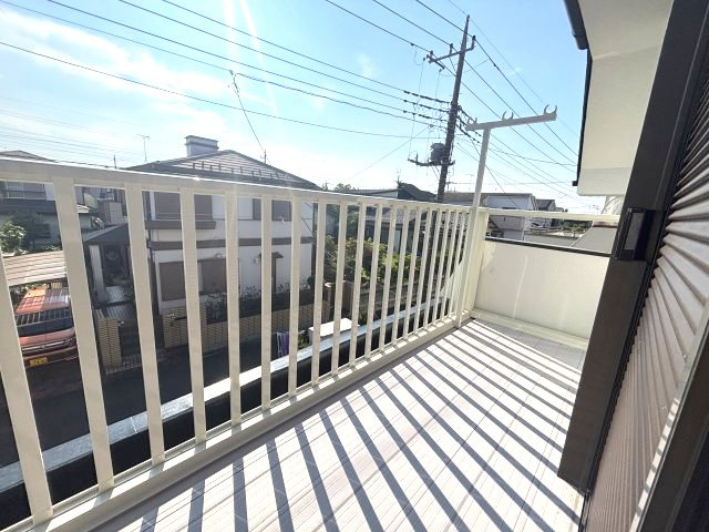 狭山市水野　中古戸建のバルコニー|陽当りの良いバルコニーです。