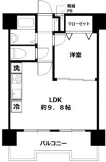 【間取り】 | マリンシティ・ダイヤモンドパレス | 間取りです。