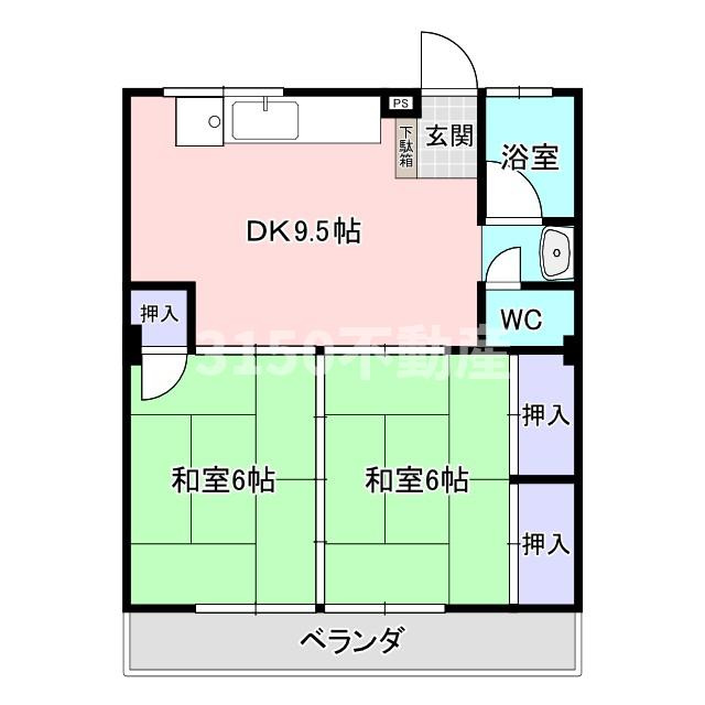 大誠第二ビルの間取り