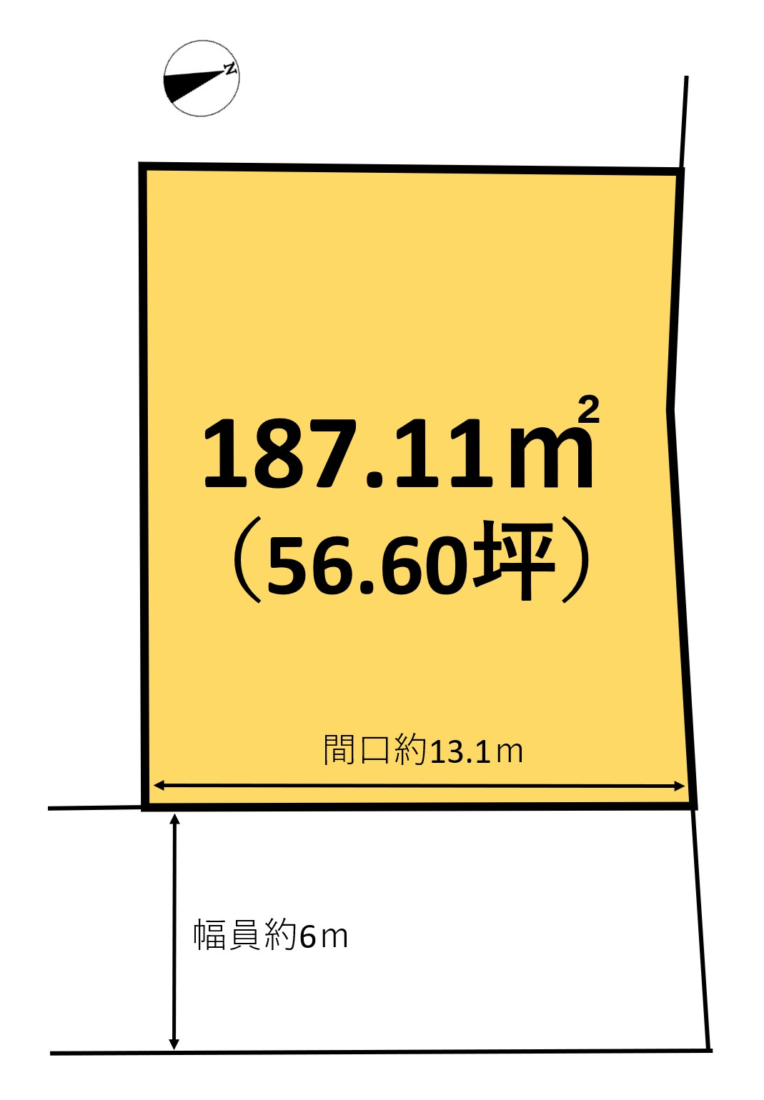 川奈駅徒歩5分　暮らしやすい環境の土地の土地図