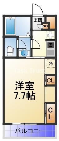 【間取り】 | リブリ・シャルマン・パレス・吉野