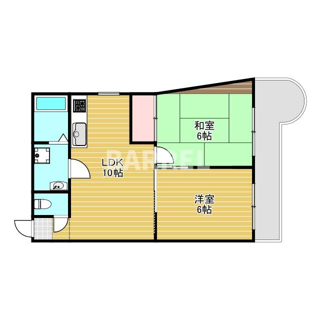 レジデンス姫島の間取り