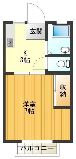 【間取り】 | ユーハイツ岸野（ユーハイツキシノ）
