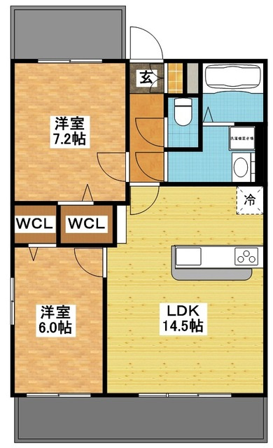 modern palazzo文教の間取り