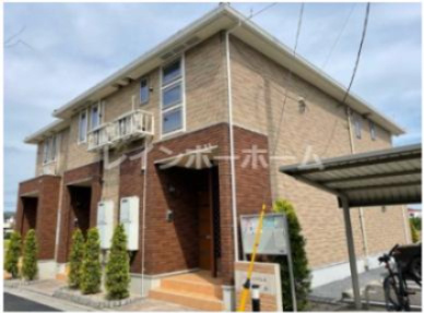 川越市大字砂のアパートの外観