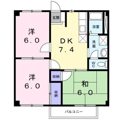 【間取り】 | メゾンエスポワールＡ