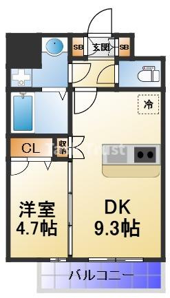 【間取り】 | プレサンス野田阪神駅前ザ・プレミアム
