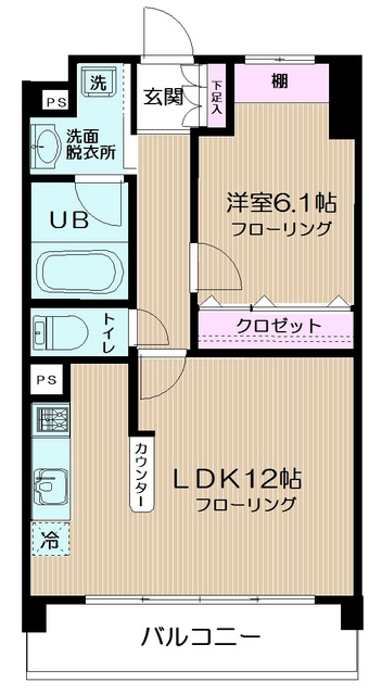 ノブレ浜田山 の間取り|間取りです。