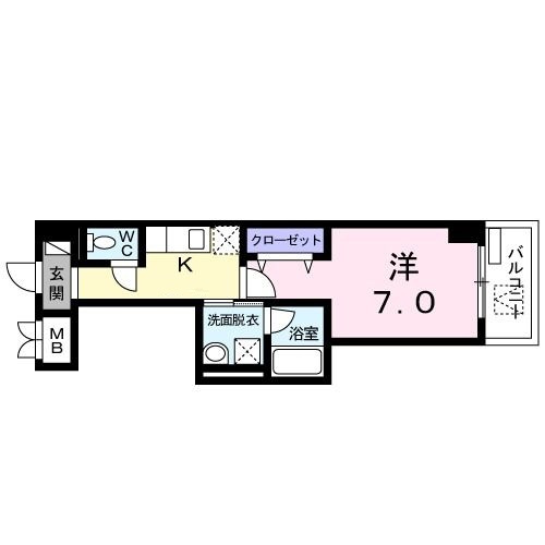 コライユ常盤の間取り|間取りです。