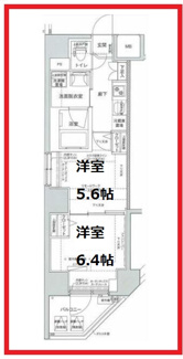 【間取り】 | ルフレプレミアム押上ノルド