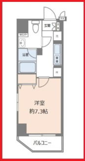【間取り】 | ライジングプレイス押上三番館