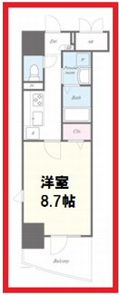 【間取り】 | メゾンド－ル入谷