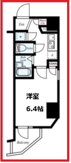 【間取り】 | ヴォーガコルテ亀戸駅前