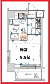 【間取り】 | ハイズ田端Ⅱウエスト