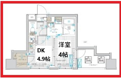 【間取り】 | ベルグレード浅草ドゥエ