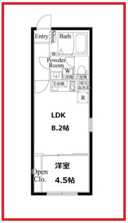 【間取り】 | カーサグラッツェ東日暮里