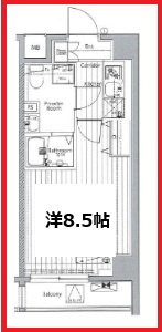 【間取り】 | メイクス東向島Ⅱ