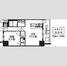S-RESIDENCE新大阪駅前の間取り