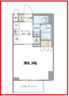【間取り】 | レクシード両国駅前