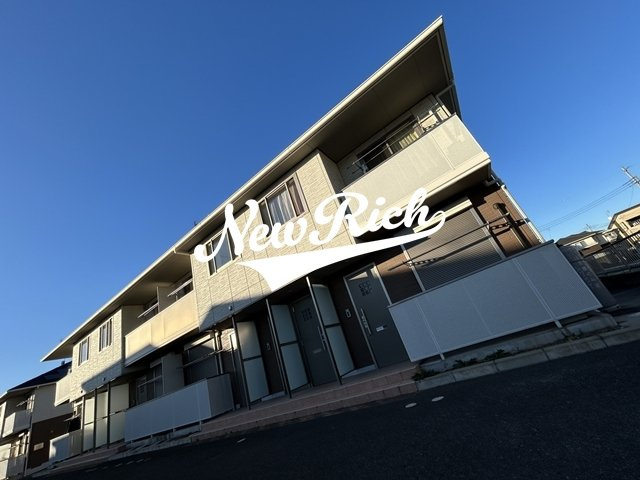 前橋市上新田町のアパートの外観