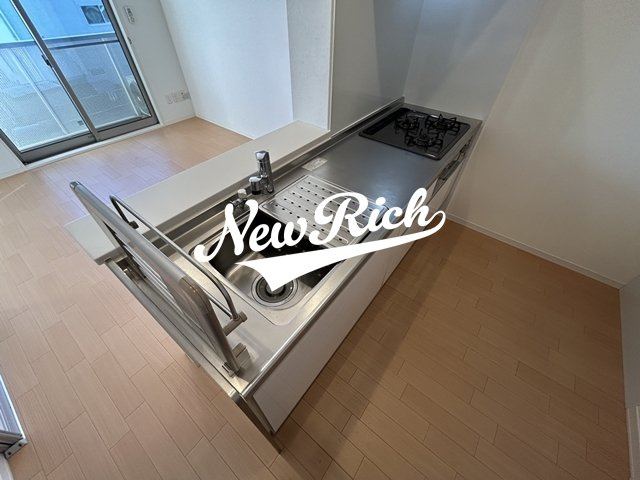 前橋市上新田町のアパートのキッチン
