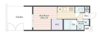 【間取り】 | B CITY APARTMENT SHINJUKU NW | 間取りです。