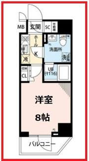 【間取り】 | プレール・ドゥーク住吉Ⅳ