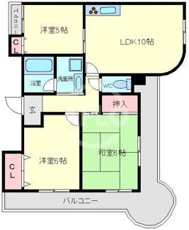 【間取り】 | アネックス六兵衛　新北島小学校区 | アネックス六兵衛　間取り