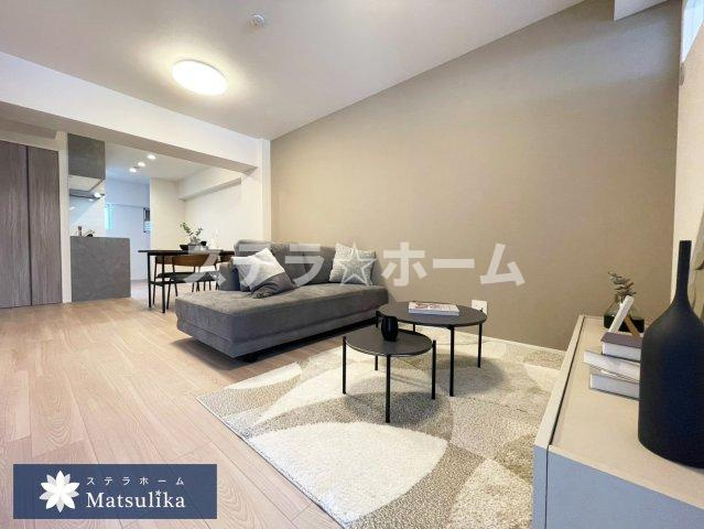 北野ハイツの居間・リビング|ゆったりとしたリビングです