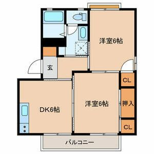 セピアコートの間取り|間取りです。