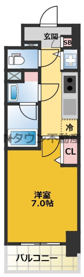 【間取り】 | ル・シエル大秋 | 間取りです。
