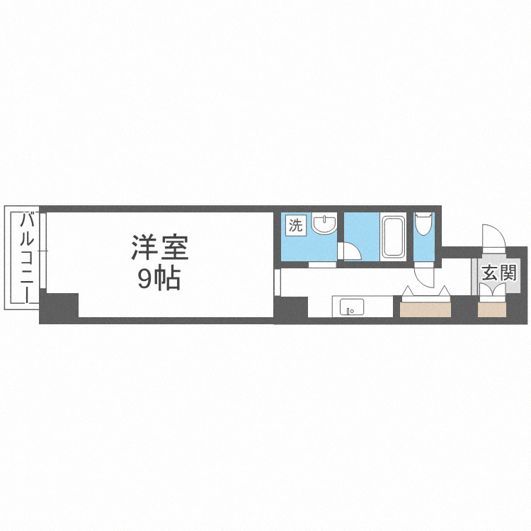 アリビオ夕陽丘の間取り