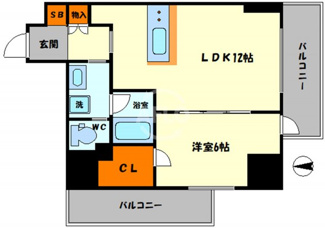 【間取り】 | プレディアコート本町 | プレディアコート本町　開放感のある間取り