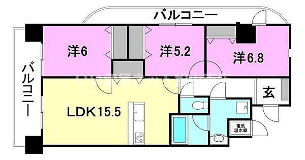 【間取り】 | ブライムタワー古川 