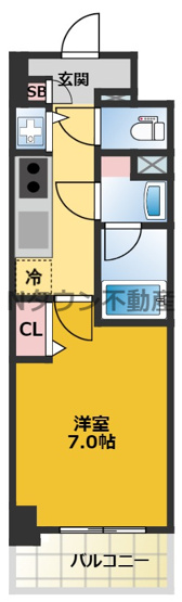 【間取り】 | ル・シエル大秋 | 間取りです