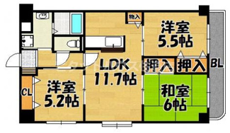 【間取り】 | ヴェルデュール石切