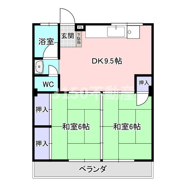 大誠第二ビルの間取り