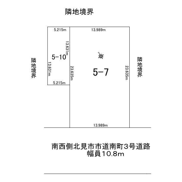 北見市南町１丁目５番２８号　ハイツ東京の区画図